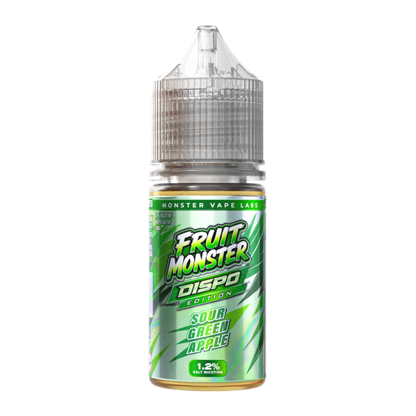 Sour Green Apple Fruit Monster Salts (Dispo Edition) 1.2%