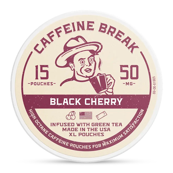 Black Cherry ALP Caffeine Break Pouches
