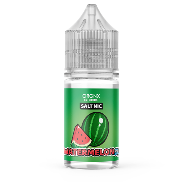Watermelon Ice Orgnx Salt Nic Vape Juice