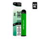 Long lasting cool mint vape flavor with 1500 puffs, made by vaporlax