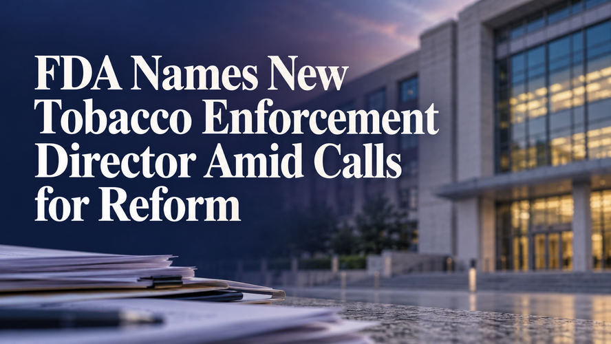 FDA Names New Tobacco Enforcement Director Amid Calls for Reform 