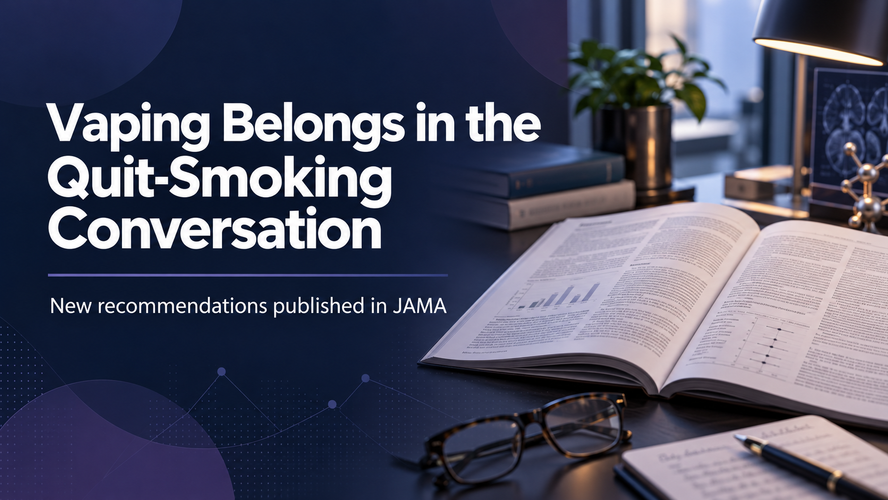 Vaping Belongs in the Quit-Smoking Conversation, JAMA Paper Says 