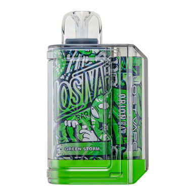 green and blue vape Storm Orion Bar 7500 how to clean a Starter Kit Choose Flavor:Raspberry Grape