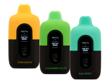 fruitia disposable vape device X Fifty Bar Sampler Vaporesso Armour MAX 220W Legalbigpuffs Flavor:SGL SOUR APPLE