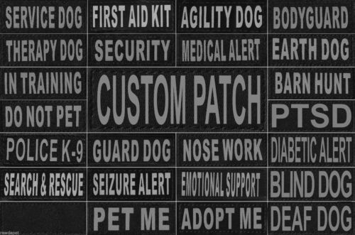 dog collar with velcro patch