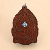 LaserTrees Buddha Head Hardwood Pendant