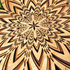 LaserTrees Sun Star Three Layer Wall Art - Maple, Birch, Walnut