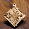 LaserTrees Depth Perception Hardwood Pendant 