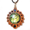 Energy Workers Talisman - Gemstone Mandala Pendant by LaserTrees | Handcrafted Sacred Geometry