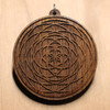 LaserTrees Cymatic Seed Hardwood Pendant