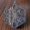 LaserTrees Vibrational Seed Hardwood Pendant