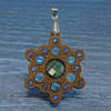 LaserTrees Talisman for Magic & Protection - Snowflake Mandala Grid with Labradorite 