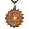 LaserTrees Wandering Lotus Gemstone Grid Talisman - x16 3mm Opals 
