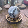 LaserTrees Flower of Life Orb Sphere Stand - with optional Selenite Sphere