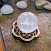 LaserTrees Flower of Creation Sphere Stand - with optional Selenite Sphere