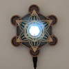 LaserTrees Metatron's Cube LED Crystal / Sphere Stand - with optional Selenite Sphere