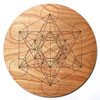  Metatron's Cube Crystal Grid - Birch Plywood - Choose your size! 