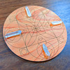  Root Chakra Crystal Grid - Birch Plywood - Choose your size! 