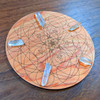  Solar Plexus Chakra Crystal Grid - Birch Plywood - Choose your size! 