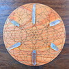  Heart Chakra Crystal Grid - Birch Plywood - Choose your size! 