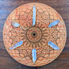 Third Eye Chakra Crystal Grid - Birch Plywood - Choose your size!