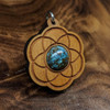 LaserTrees Seed of Life Hardwood Pendant 