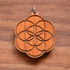 LaserTrees Seed of Life Hardwood Pendant