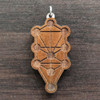 LaserTrees Tree of Life Kabbalah Hardwood Pendant