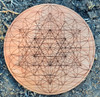 LaserTrees Sacred Geometry Trifecta Crystal Charging Grid 