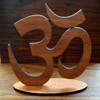 Om Altarpiece Decor (Baltic Birch) by LaserTrees | Meditation & Altar Decor