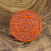 LaserTrees Tetrahedron Shield Hardwood Hat Pin 