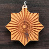 LaserTrees Sun Square Hardwood Pendant 