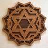 Heart Chakra Wall Art by LaserTrees | Sacred Geometry Wall Decor