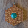 LaserTrees Hexa Fractal Hardwood Pendant 