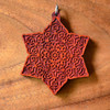 LaserTrees Cube Star Hardwood Pendant