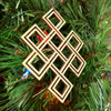 LaserTrees Endless Knot Ornament - Sacred Geometry - Laser Cut Wood