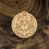 LaserTrees Ganesh Hardwood Hat Pin 