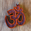 LaserTrees Om Symbol Hardwood Pendant