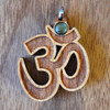 LaserTrees Om Symbol Hardwood Pendant