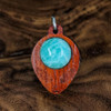 LaserTrees Sacred Geometry Alien Hardwood Pendant 