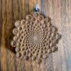 Phi Bubble Hardwood Pendant by LaserTrees | Handcrafted Sacred Geometry