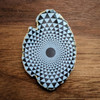 LaserTrees Phi Triangle Grid - Laser Engraved Agate 