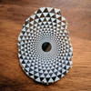 LaserTrees Phi Triangle Grid - Laser Engraved Agate 