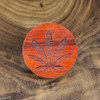 LaserTrees Hemp Leaf Hardwood Hat Pin 