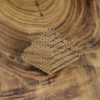 LaserTrees Cube Pyramid Hardwood Hat Pin