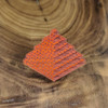 LaserTrees Cube Pyramid Hardwood Hat Pin