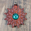 LaserTrees Cube Lotus Hardwood Pendant