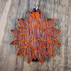 LaserTrees Cube Lotus Hardwood Pendant 