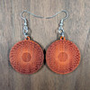 LaserTrees Flower of Life Phi Vortex Hardwood Earrings 