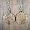 LaserTrees Ganesh Hardwood Earrings 